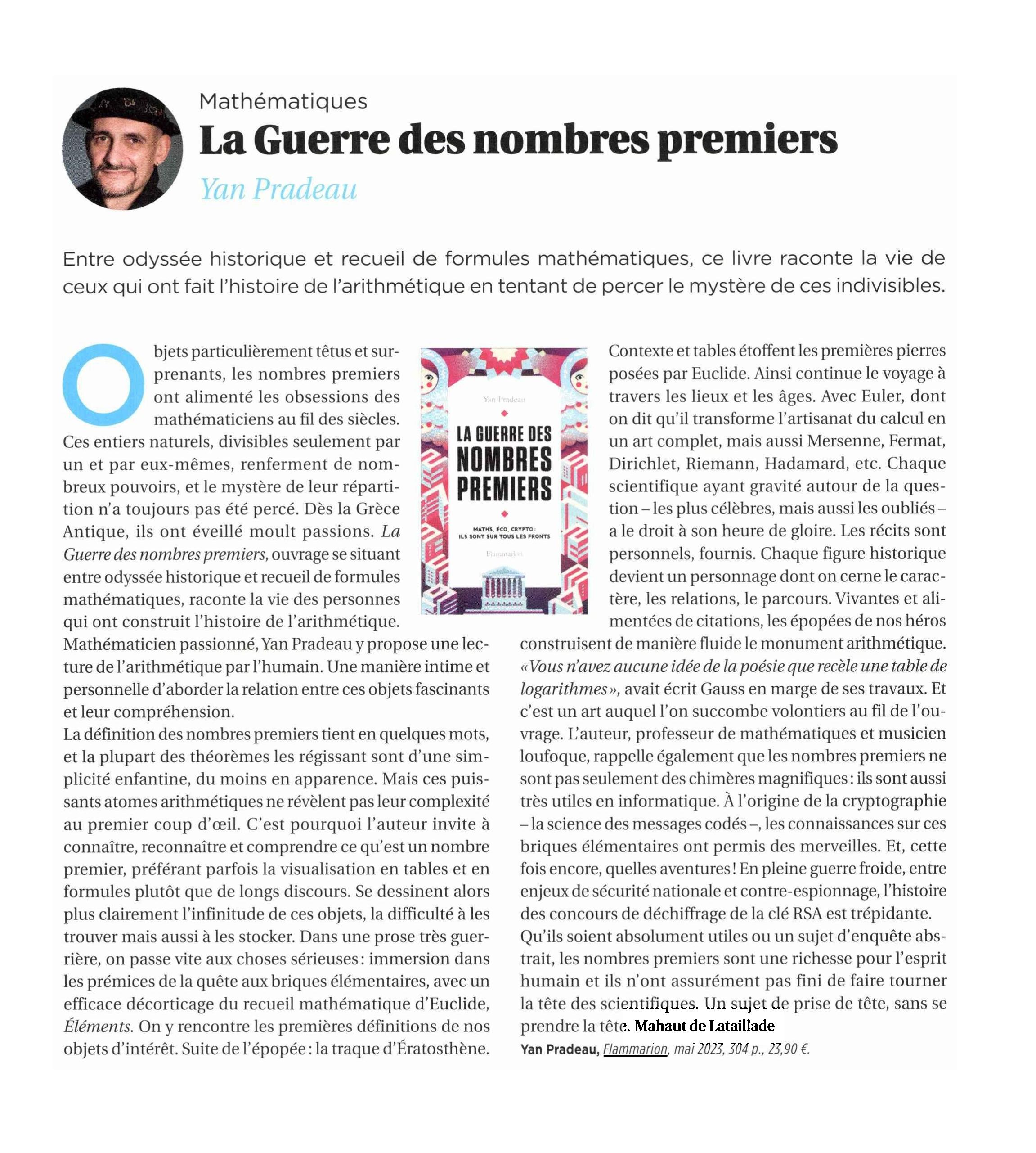 La recherche de juillet