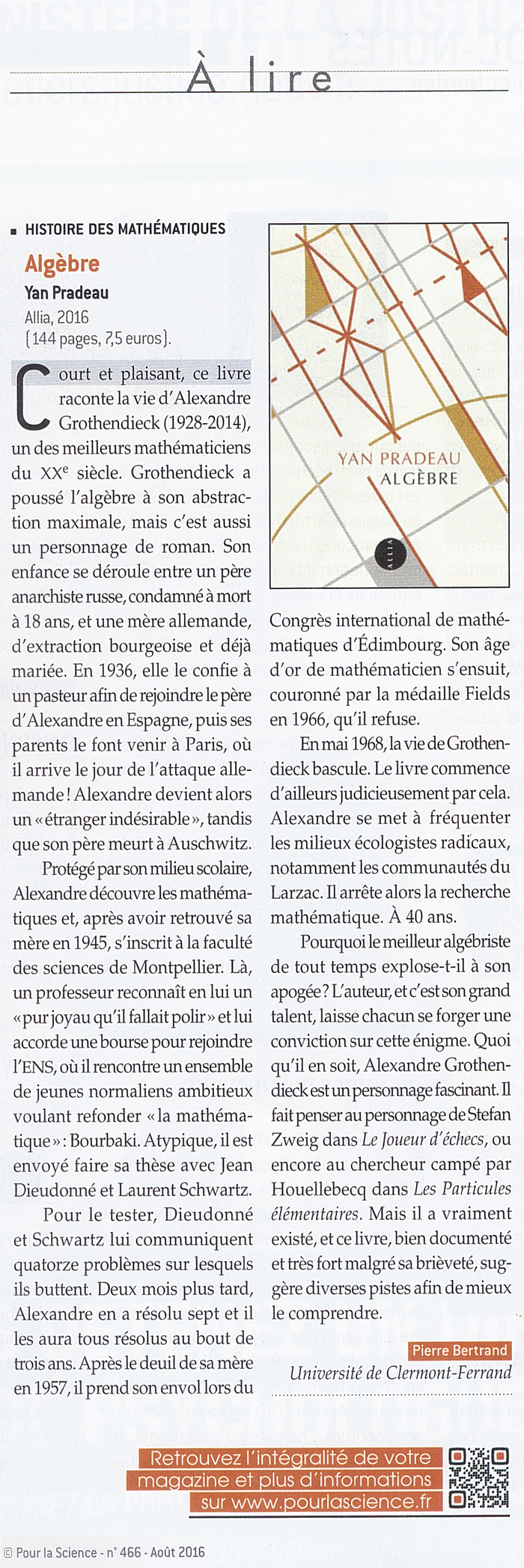 Pour la science